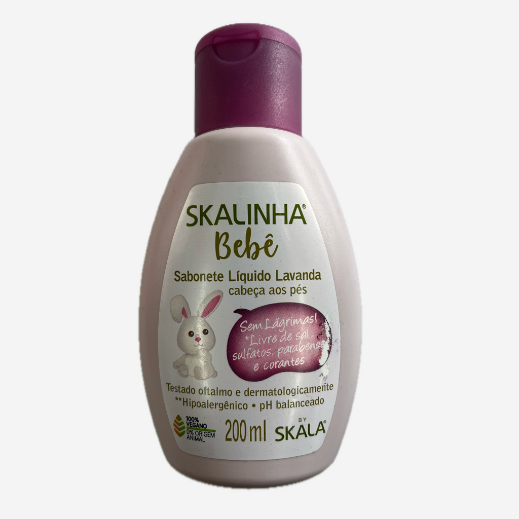 Skalinha Bebê Sabonete Líquido Lavanda 200ml