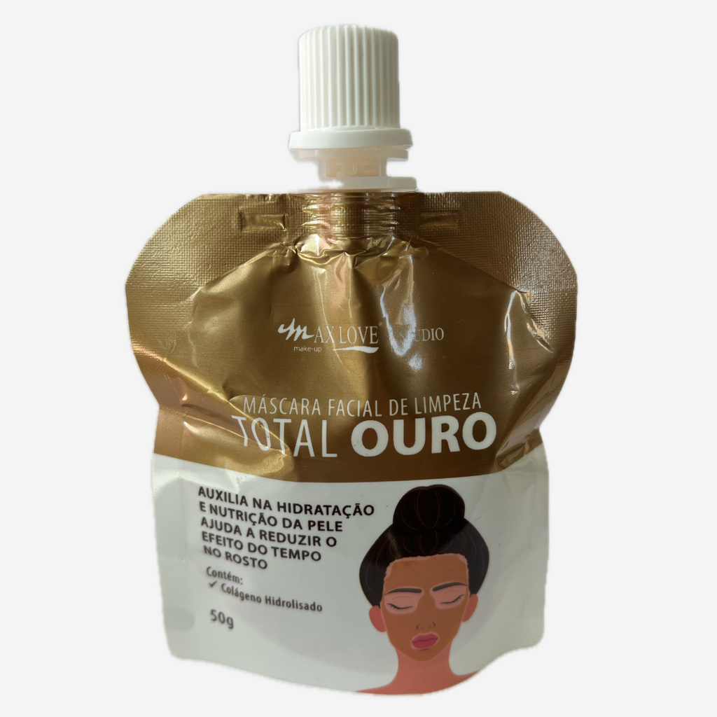 Máscara Facial de Limpeza Total Ouro 50g