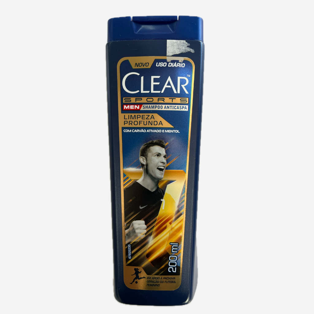 Clear Sports Men Shampoo Anticaspa Limpeza Profunda 200ml